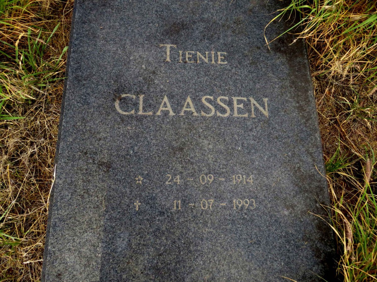 CLAASSEN Tienie 1914-1993