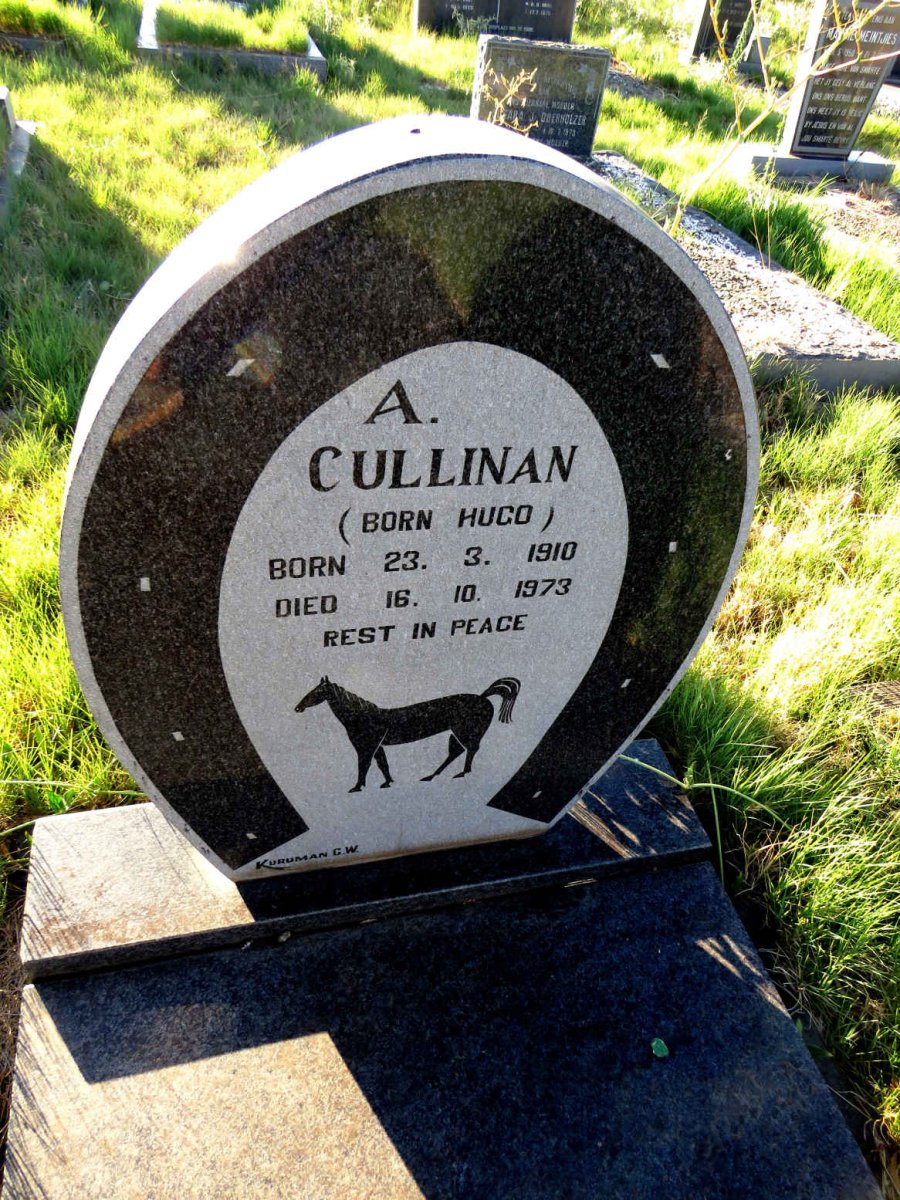 CULLINAN A, nee HUGO 1910-1973