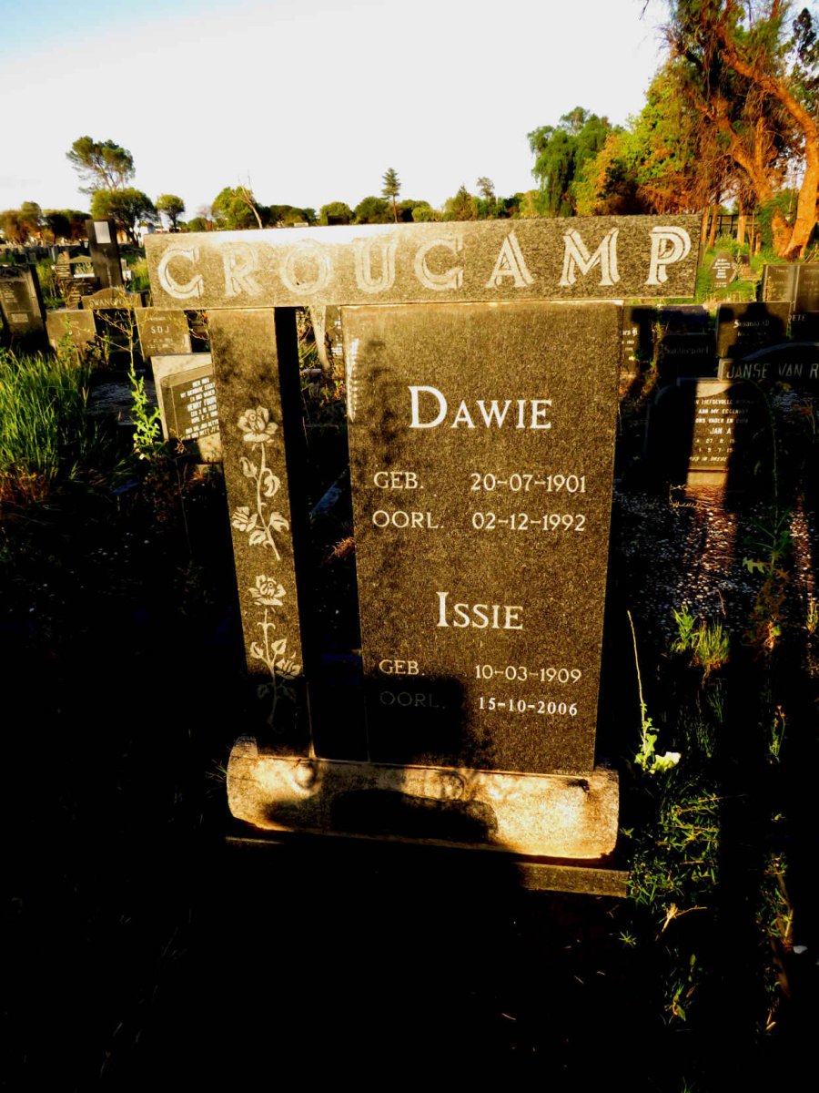 CROUCAMP Dawie 1901-1992 & Issie 1909-2006