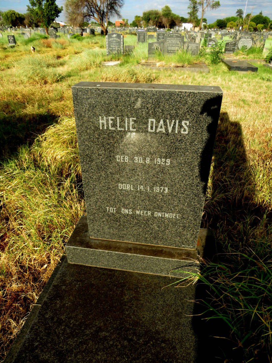 DAVIS Helie 1929-1973