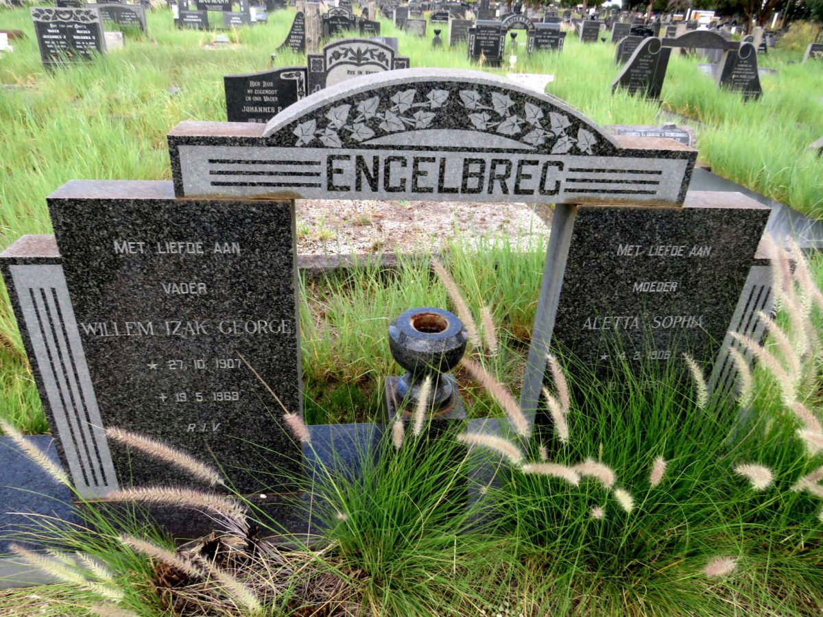 ENGELBREG Willem Izak George 1907-1963 & Aletta Sophia 1906-1968_1