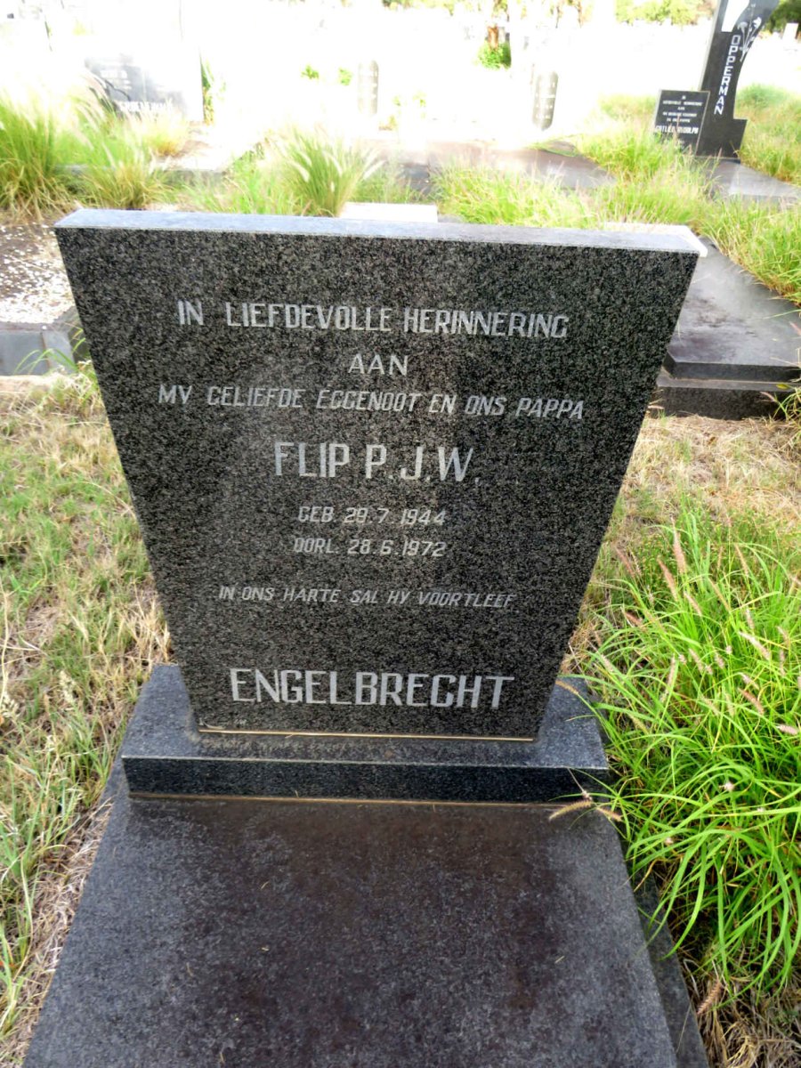 ENGELBRECHT Flip P.J.W. 1944-1972