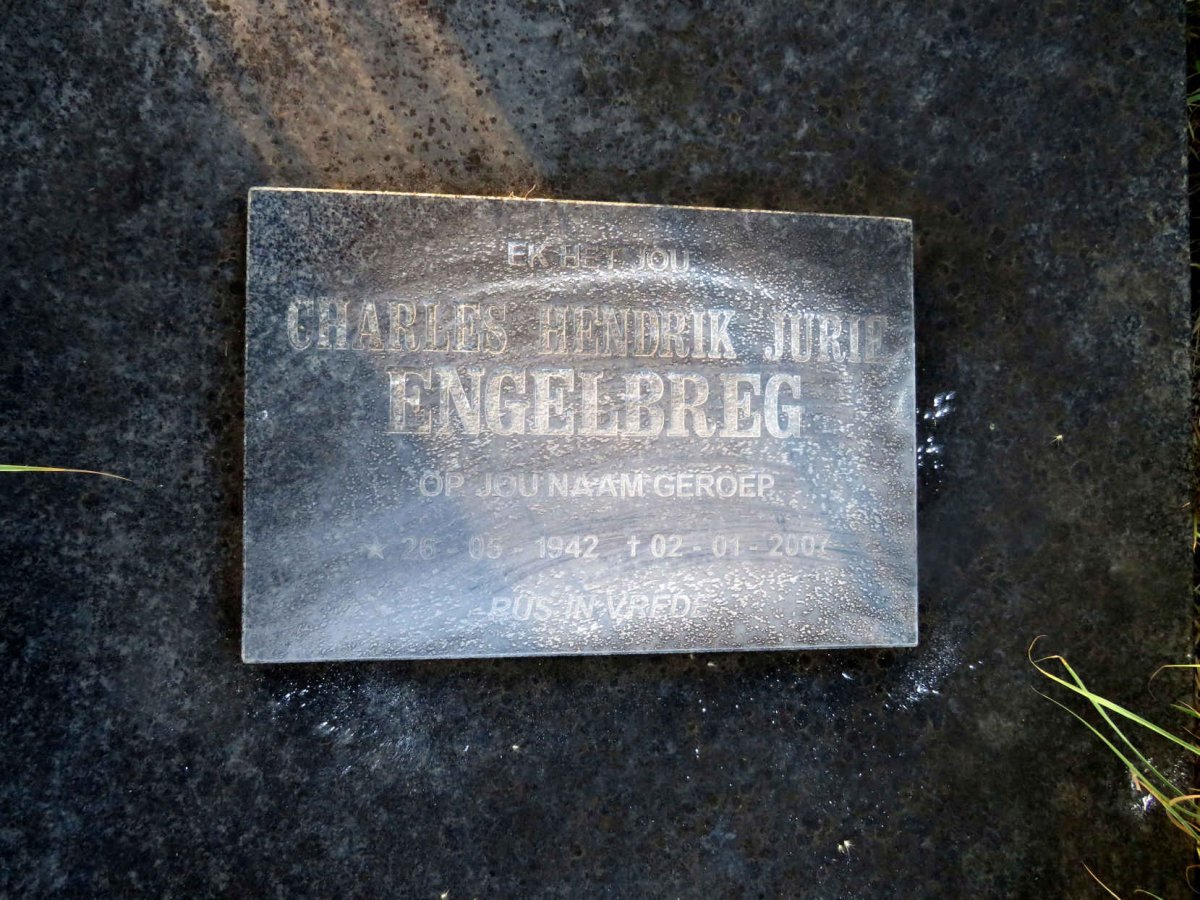 ENGELBREG Charles Hendrik Jurie 1942-2007