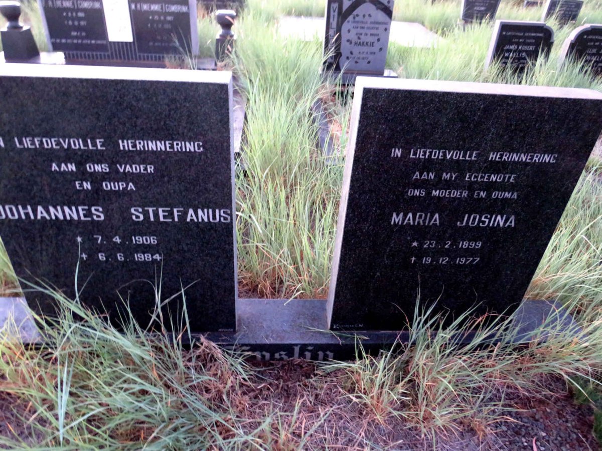 ENSLIN Johannes Stefanus 1906-1984 & Maria Josina 1899-1977