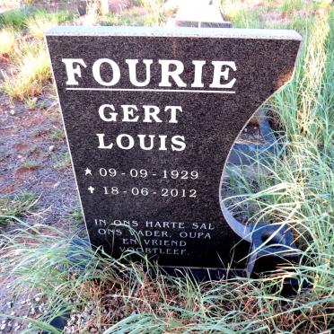 FOURIE Gert Louis 1929-2012
