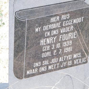 FOURIE Henry 1939-1981