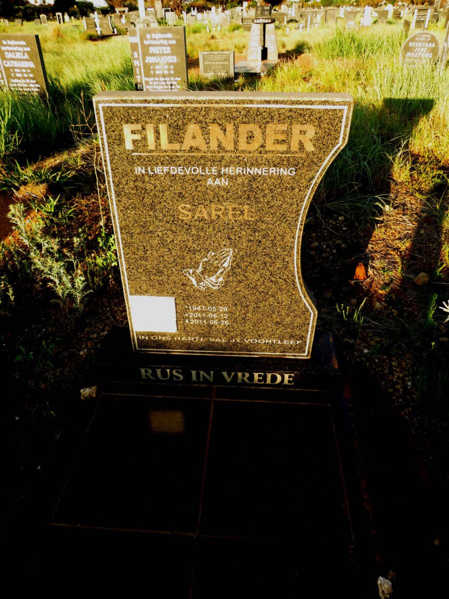 FILANDER Sarel 1947-2011