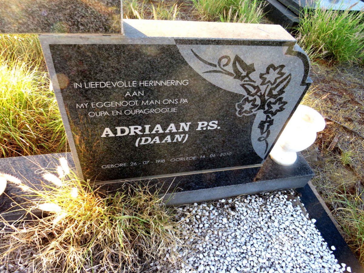 GROBLER Adriaan P.S. 1918-2010 & Maria L. BRITS 1924-2000_2