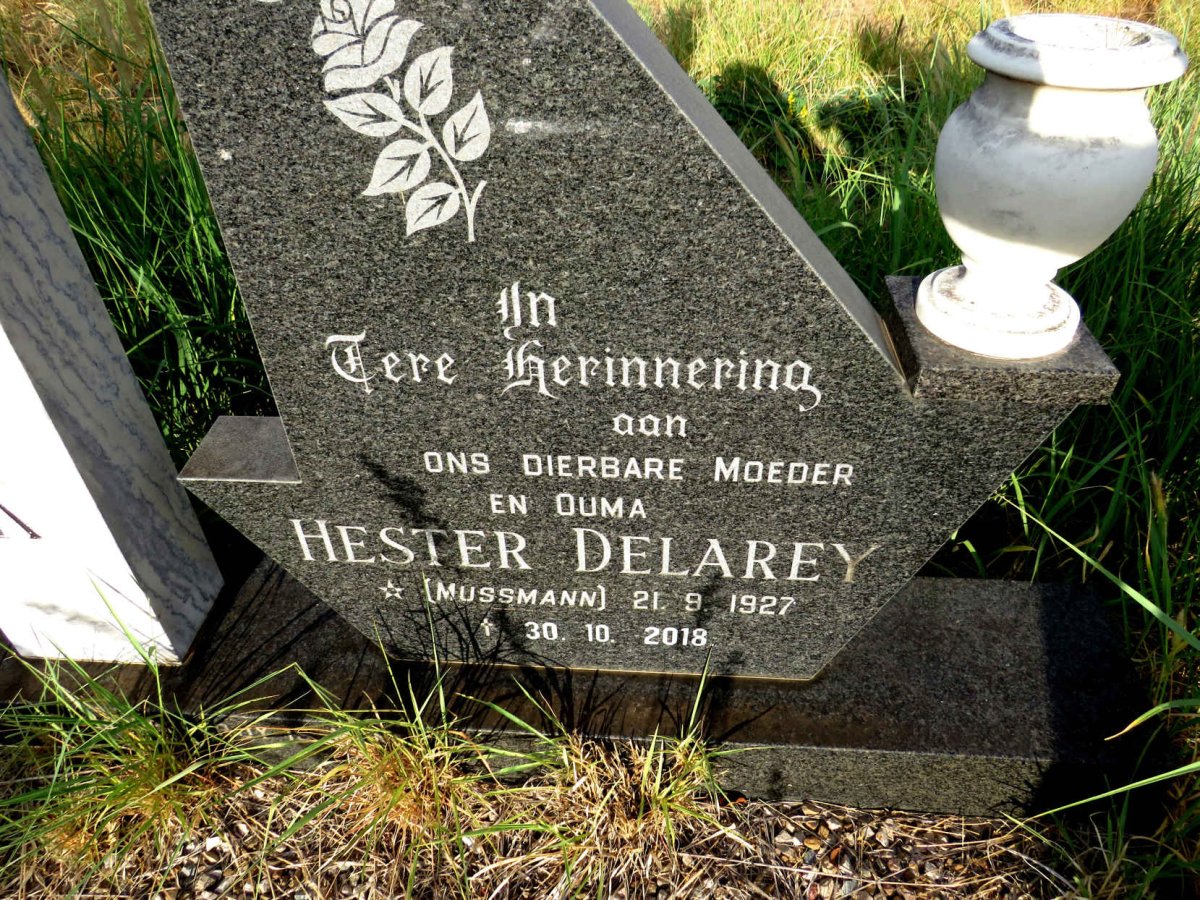 HAASBROEK Charel Francois 1921-1988 & Hester Delarey MUSSMANN  1927-2018_3
