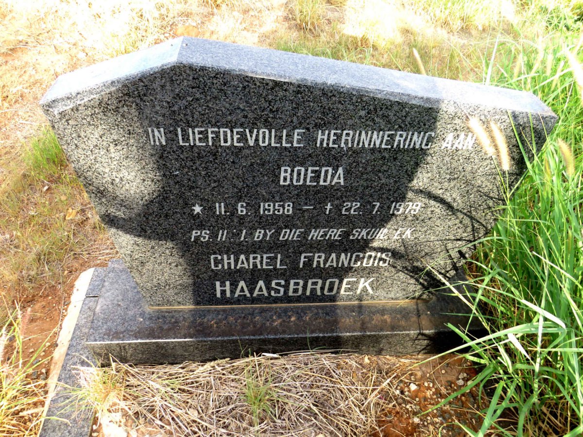HAASBROEK Charel Francois 1958-1979