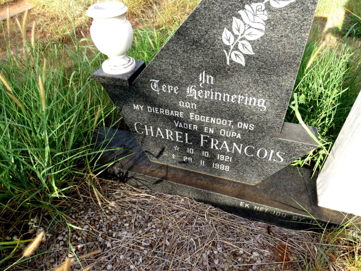 HAASBROEK Charel Francois 1921-1988 & Hester Delarey MUSSMANN  1927-2018_2