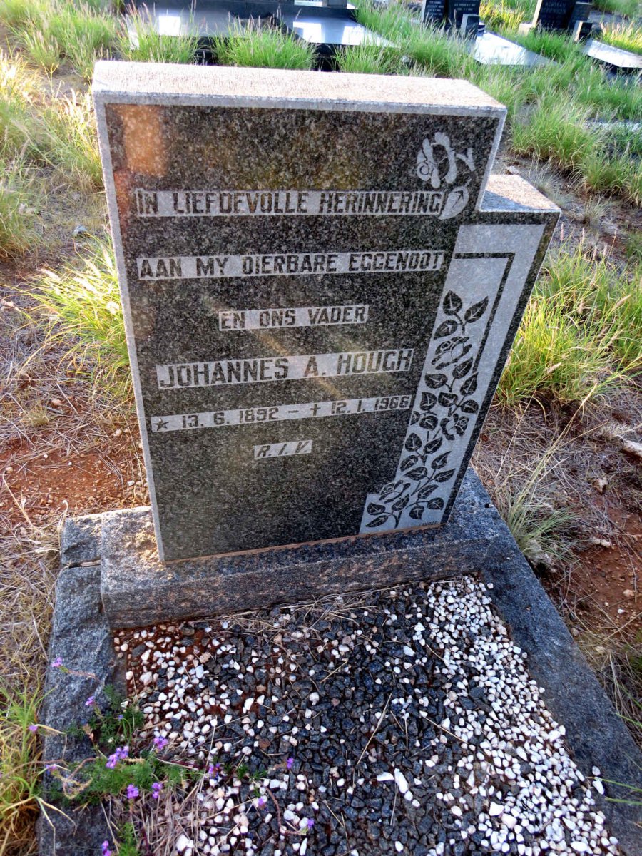 HOUGH Johannes A. 1892-1966