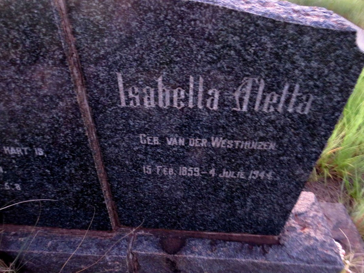 HUGO Jacobus Pieter 1854-1932 & Isabella Aletta VAN DER WESTHUIZEN 1859-1944_2