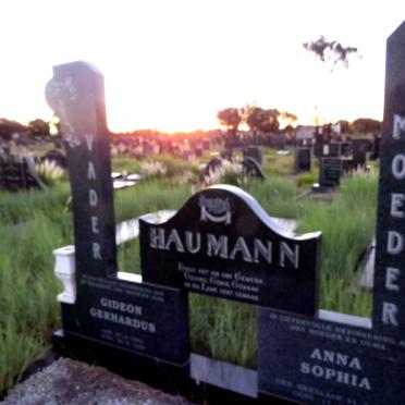 HAUMANN Gideon Gerhardus & Anna Sophia 1899-1973_1