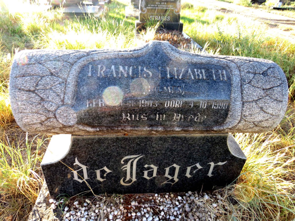 JAGER Francis Elizabeth, de 1903-1990
