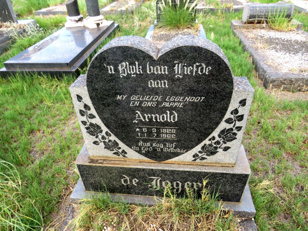JAGER Arnold, de 1928-1962