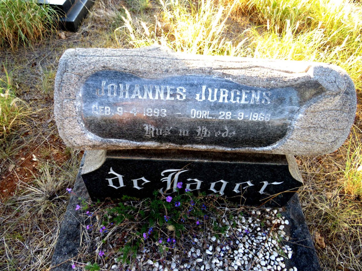 JAGER Johannes Jurgens, de 1893-1966