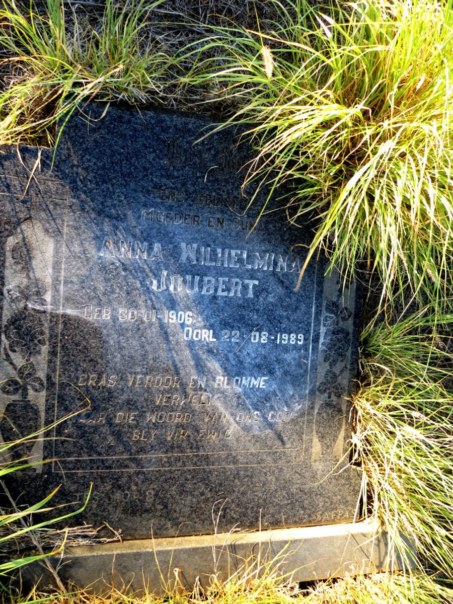 JOUBERT Anna Wilhelmina 1906-1989