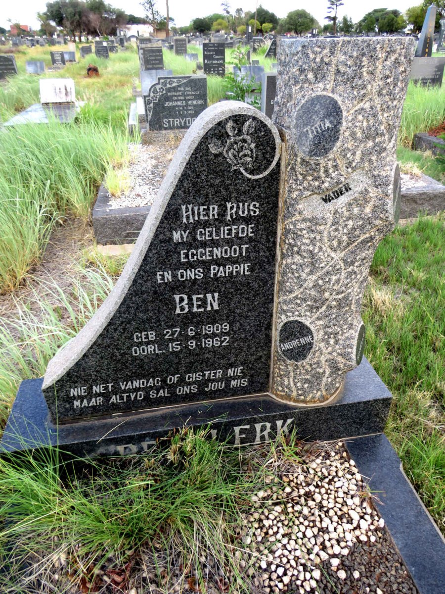 KLERK Ben, de 1909-1962