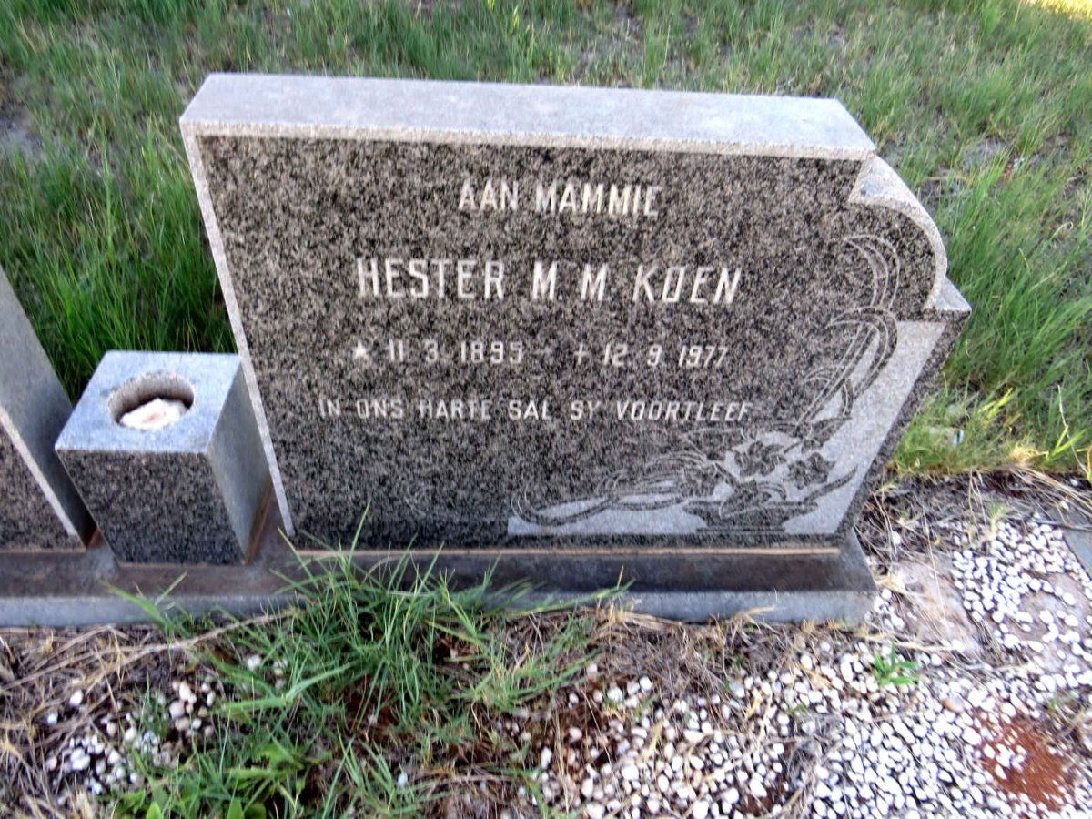 KOEN Hester M.M. 1895-1977