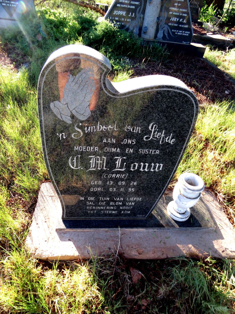 LOUW C.M. 1926-1995