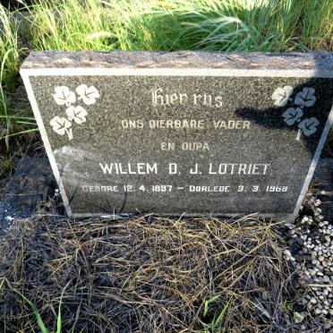 LOTRIET Willem D. J. 1897-1968