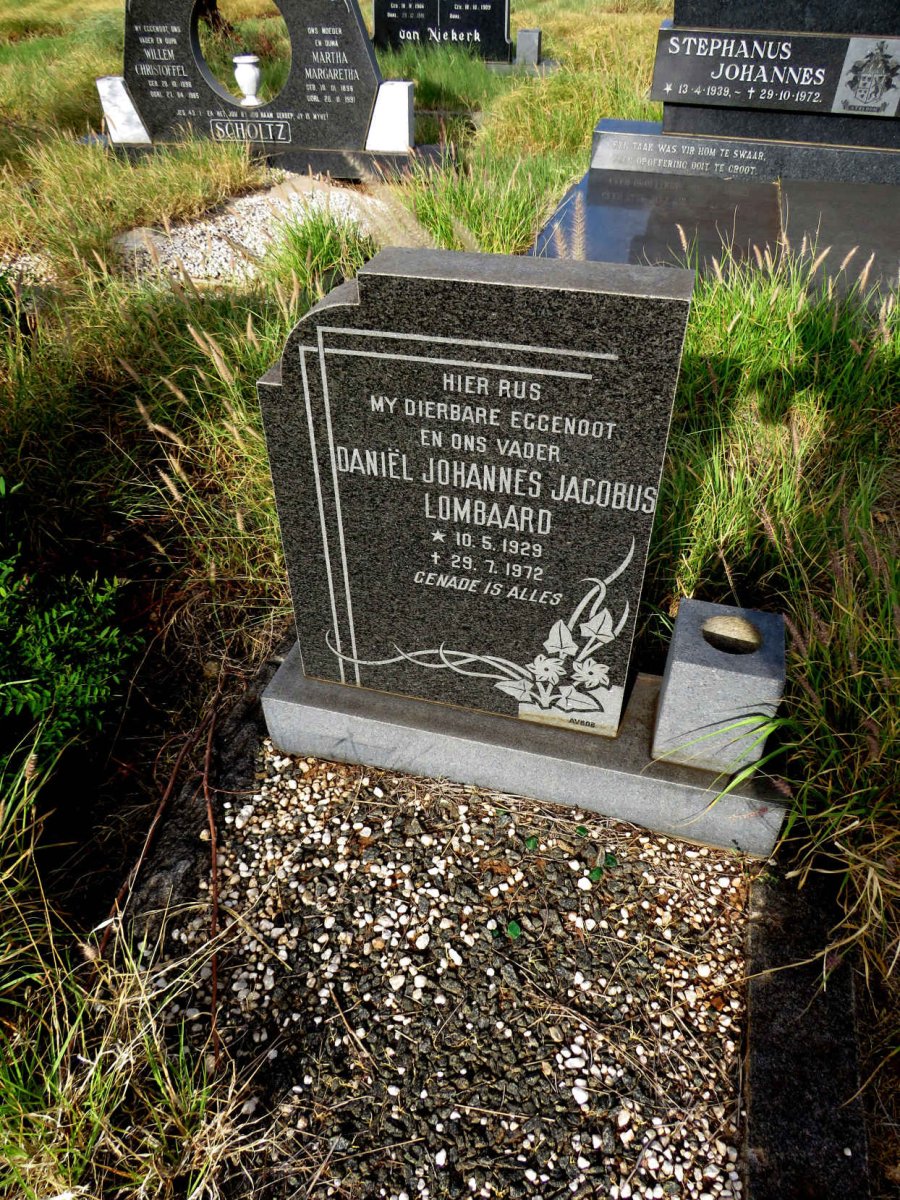 LOMBAARD Daniel Johannes Jacobus 1929-1972