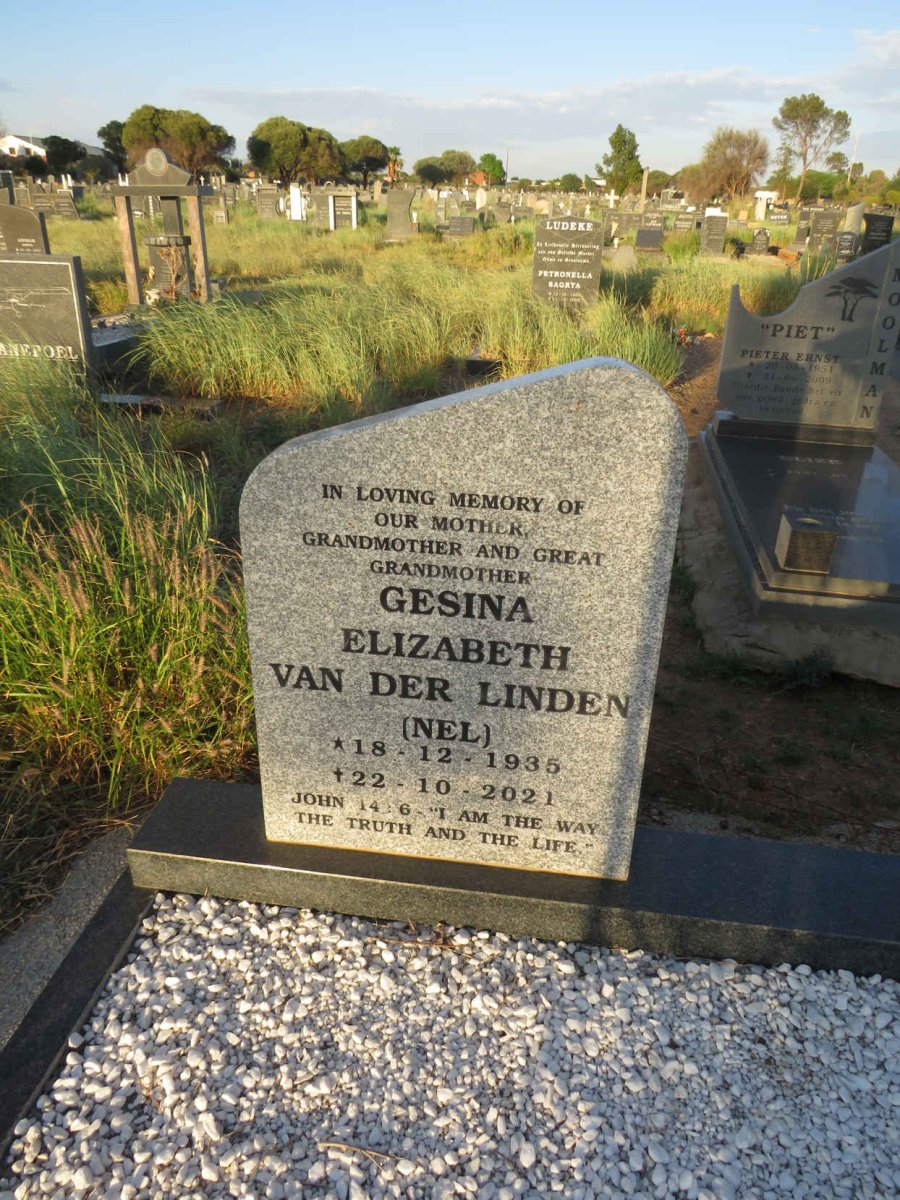 LINDEN Pieter, van der 1926-2010 & Gesina Elizabeth NEL 1935-2021_2