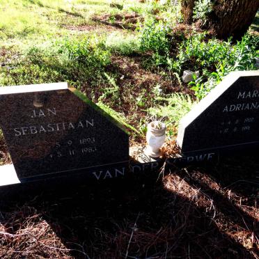 MERWE Jan Sebastiaan, van der 1893-1983 & Maria Adriana 1907-1991_1