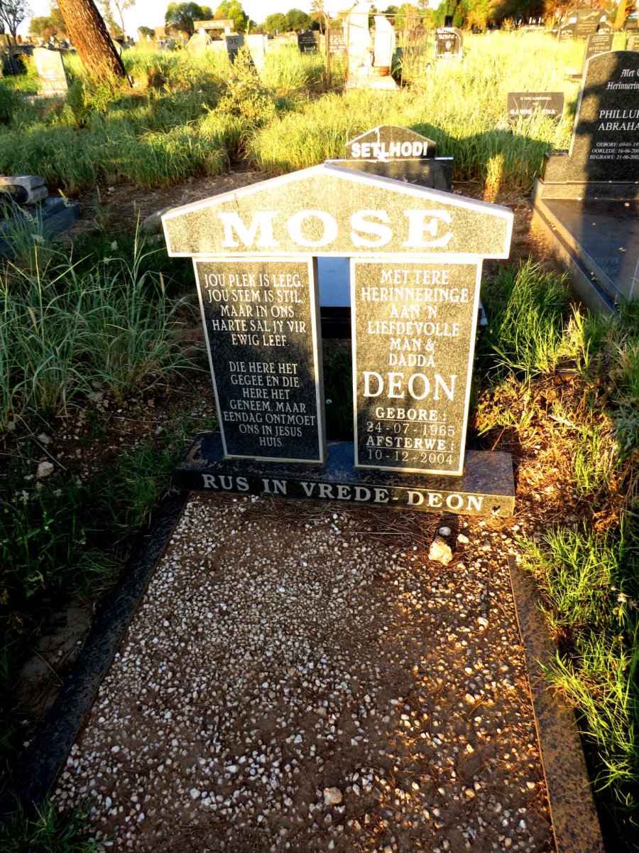 MOSE Deon 1965-2004