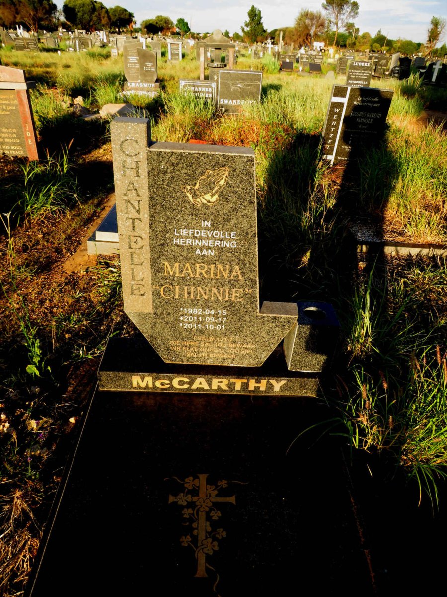 MCCARTHY Mariana Chantelle 1982-2011