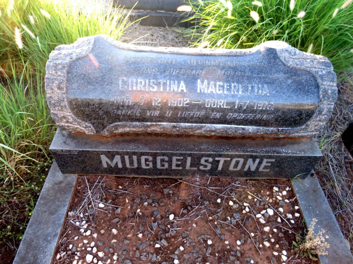 MUGGELSTONE Christina Margeretha 1902-1976