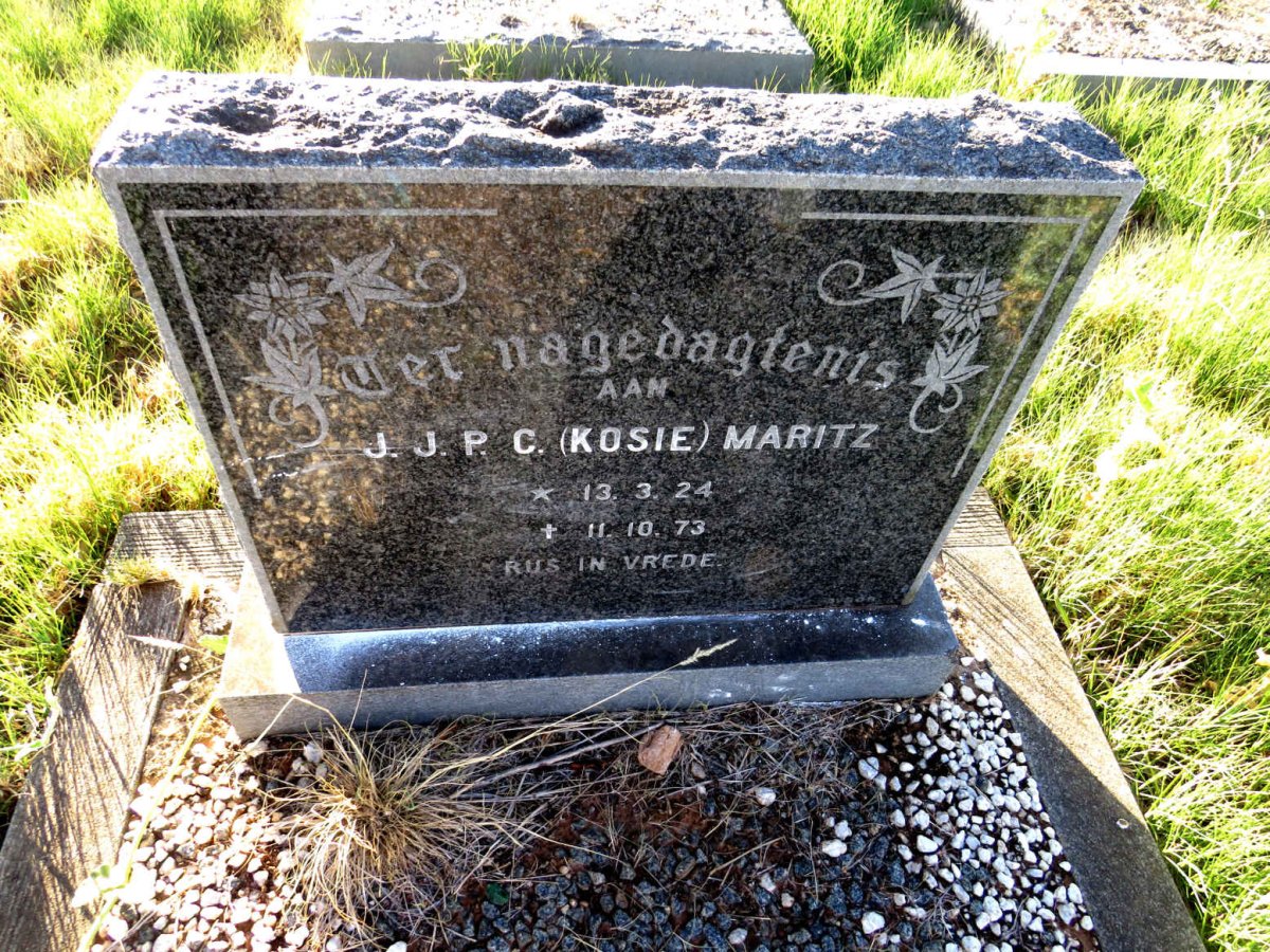 MARITZ J.J.P.C. 1924-1973