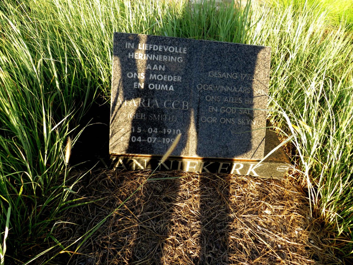 NIEKERK Maria C.C.B., van nee SMITH 1910-1997_2
