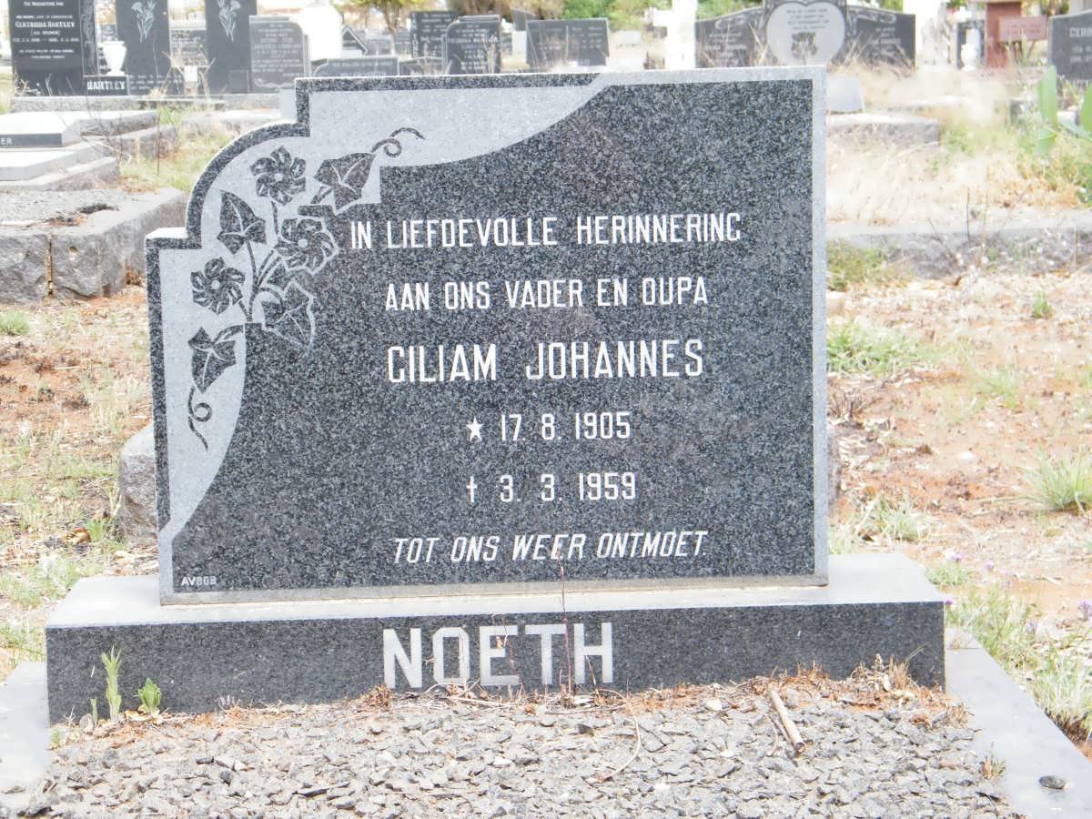 NOETH Giliam Johannes 1905-1959