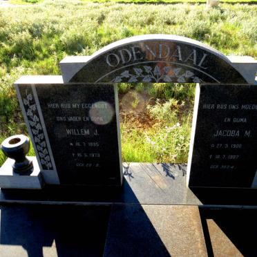 ODENDAAL Willem J. 1895-1973 & Jacoba M. 1900-1987