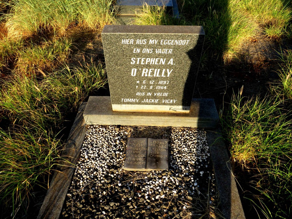 O'REILLY Stephen A. 1897-1964