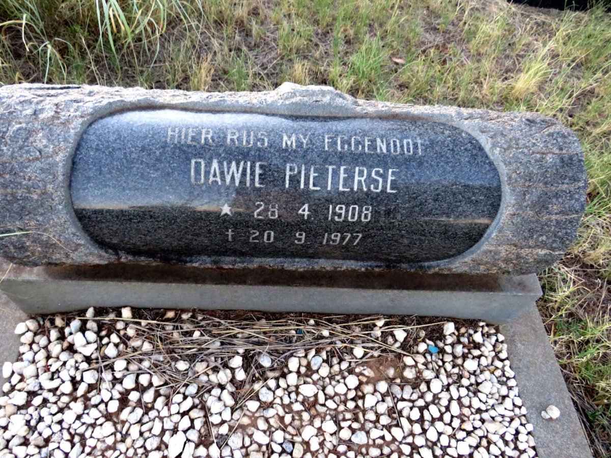 PIETERSE Dawie 1908-1977