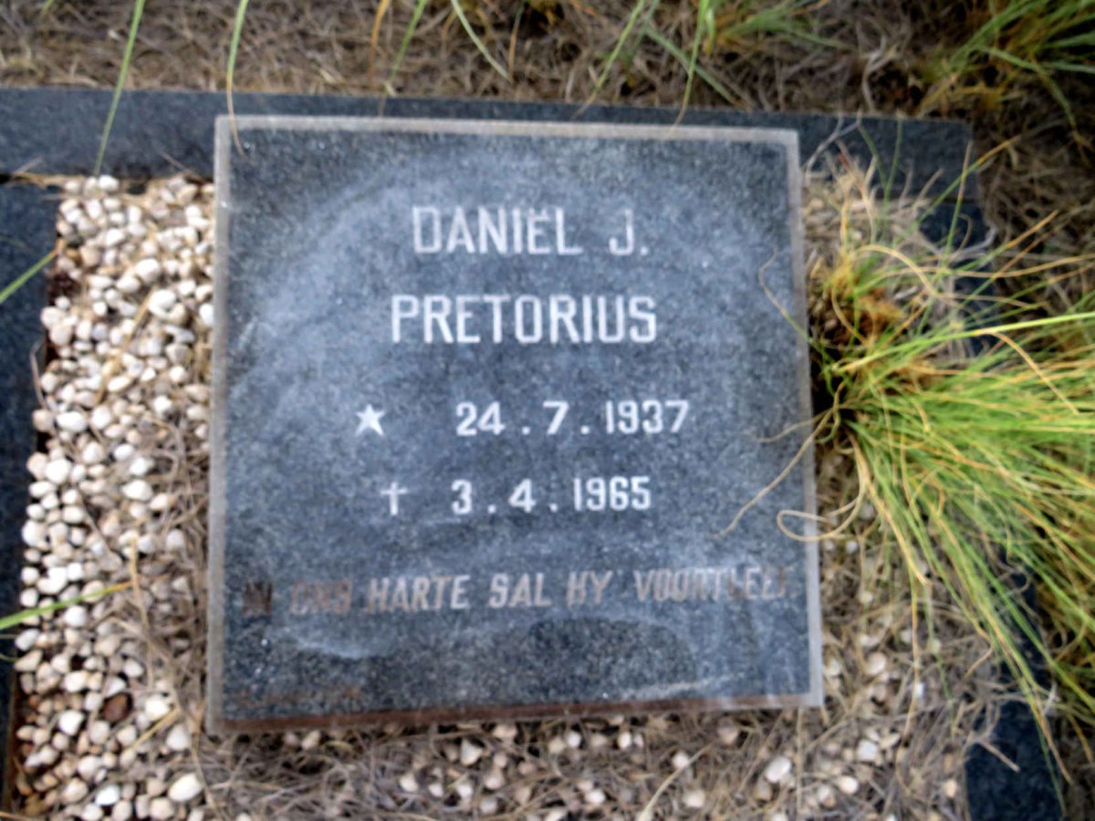 PRETORIUS Daniel J. 1937-1965