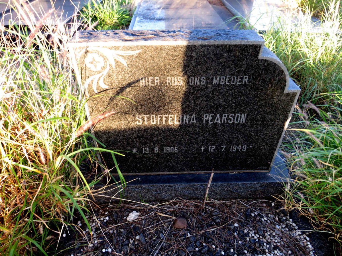 PEARSON Stoffelina 1906-1949