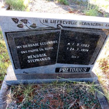 PRETORIUS Hendrik Stephanus 1903-1974