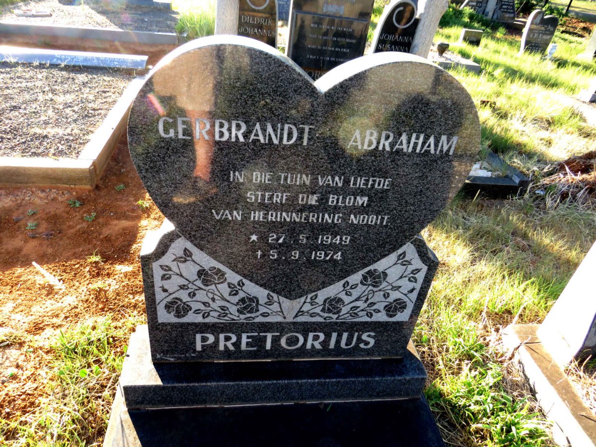 PRETORIUS Gerbrandt Abraham 1949-1974