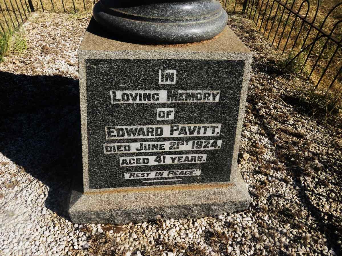 PAVITT Edward -1924