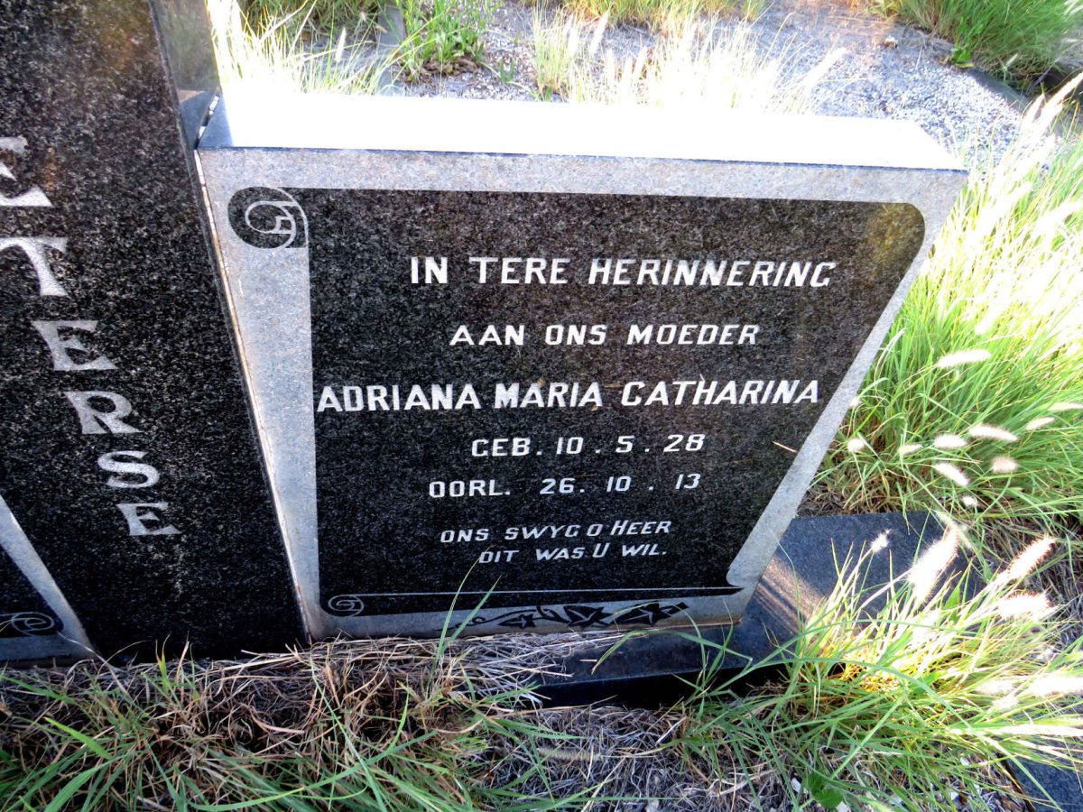 PIETERSE Ignatius Michael 1924-1975 & Adriana Maria Catharina 1928-2013_2