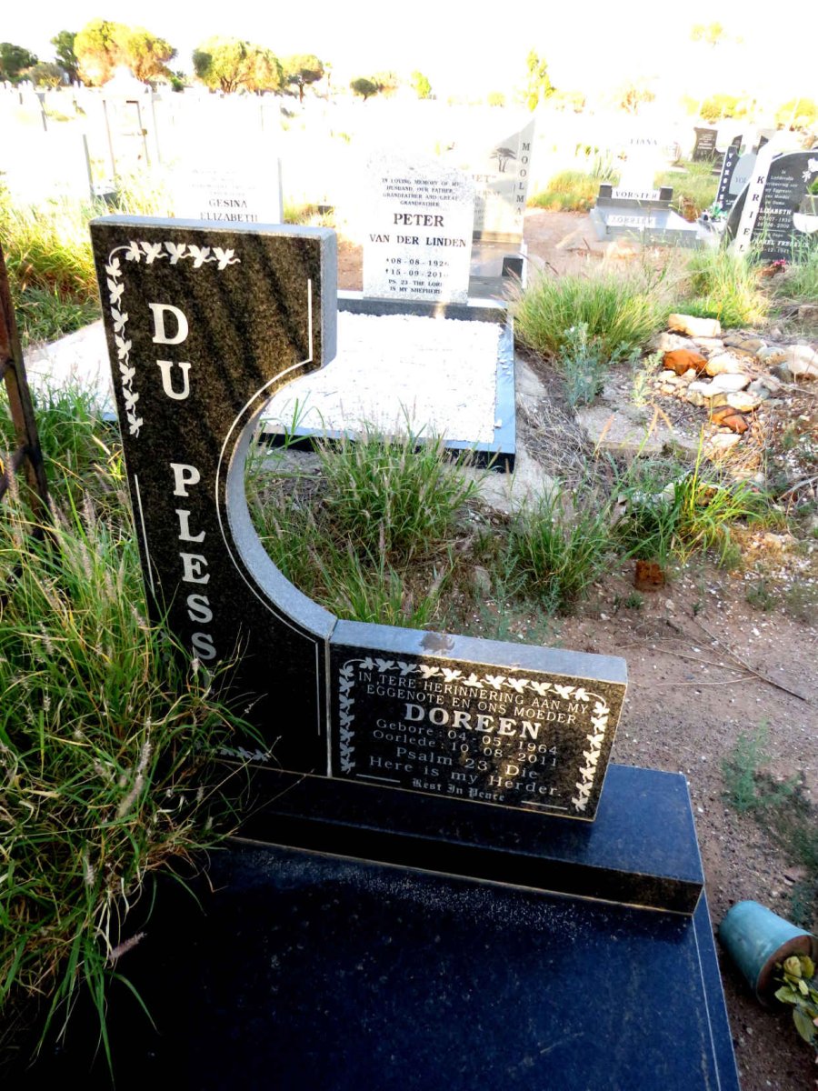 PLESSIS Doreen, du 1964-2011