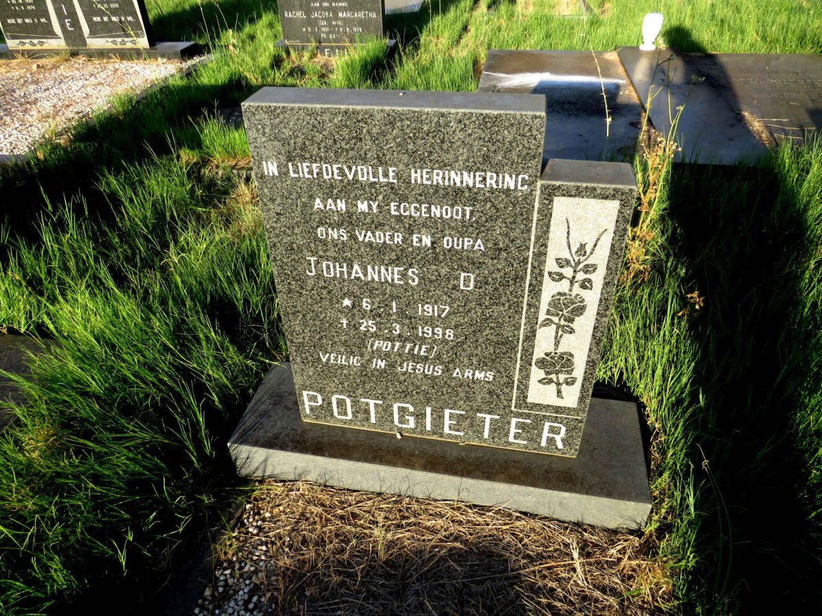 POTGIETER Johannes D. 1917-1998