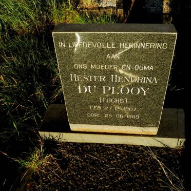 PLOOY Hester Hendrina, du nee FUCHS 1907-1989