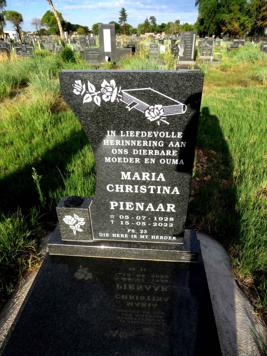 PIENAAR Maria Christina 1928-2022