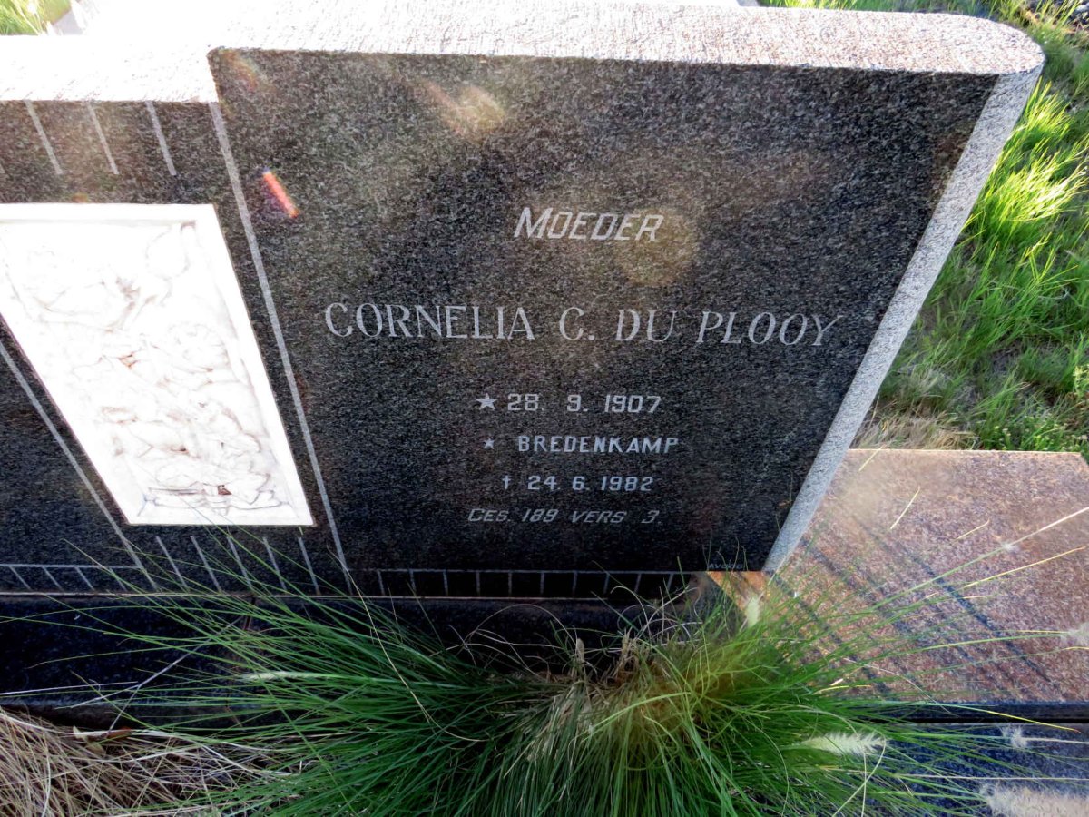 PLOOY Petrus J., du 1905-1965 & Cornelia C. BREDENKAMP 1907-1982_2