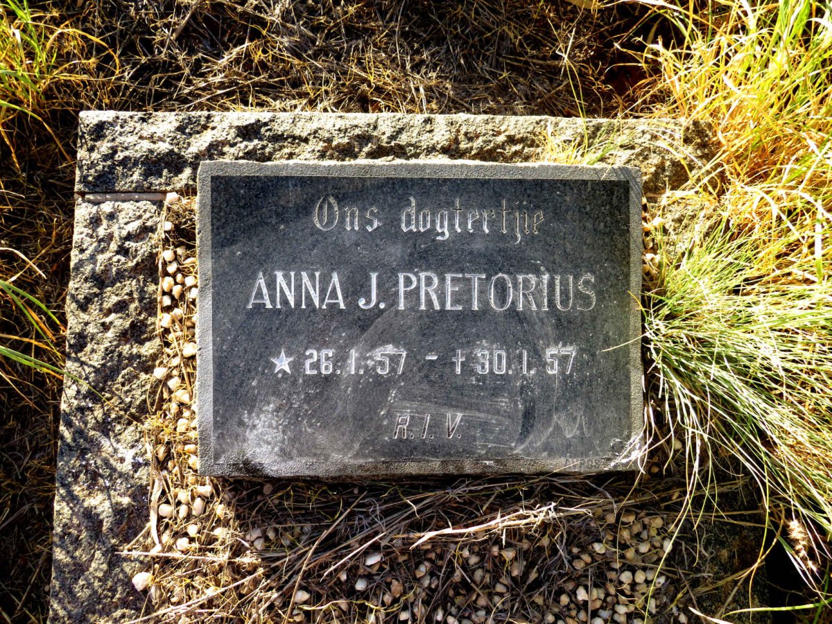 PRETORIUS Anna J. 1957-1957